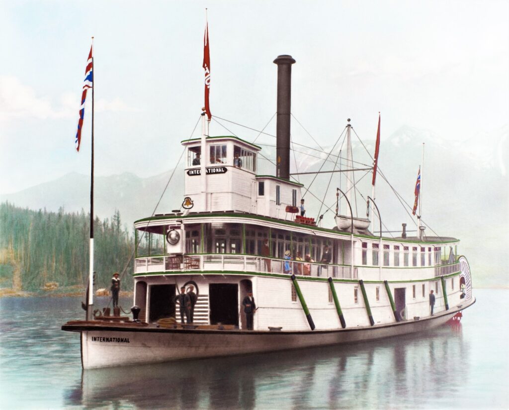The International in Kaslo Bay.